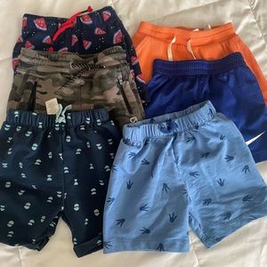 2T Boys Shorts Bundle (6 pairs) Nike • GAP • H&M • Cat & Jack • Carters Summer